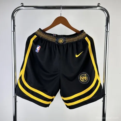 GOLDEN STATE WARRRIOR BLACK PANTALONES