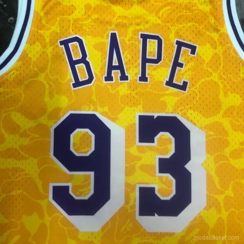 LAKERS YELLOW 93 X BAPE - Imagen 7