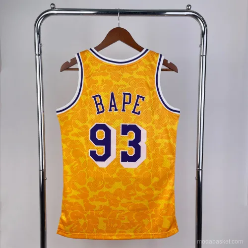 LAKERS YELLOW 93 X BAPE