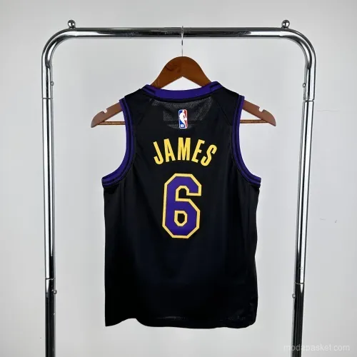 LOS ANGELES LAKERS PURPLE - JAMES 6