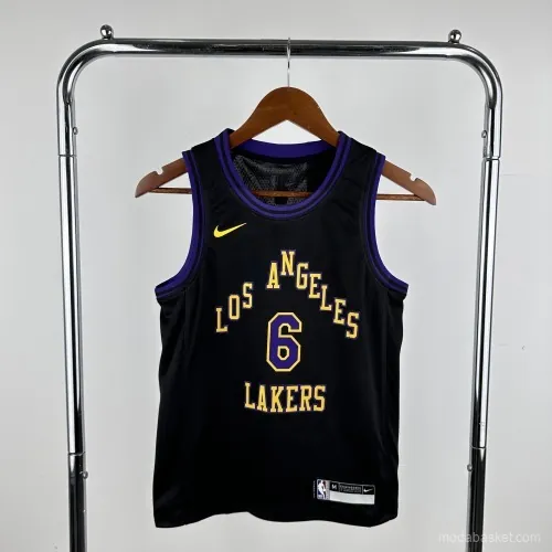 LOS ANGELES LAKERS PURPLE - JAMES 6