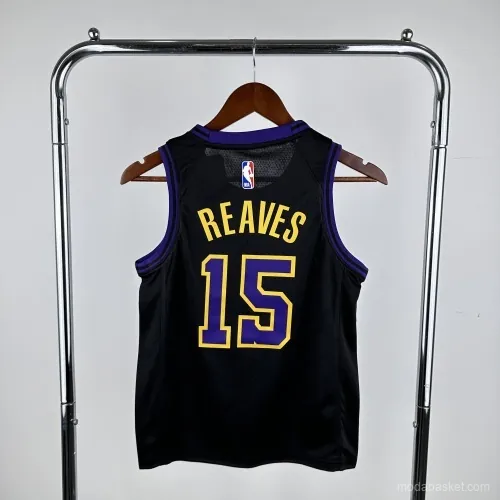 LOS ANGELES LAKERS PURPLE - REAVES 15