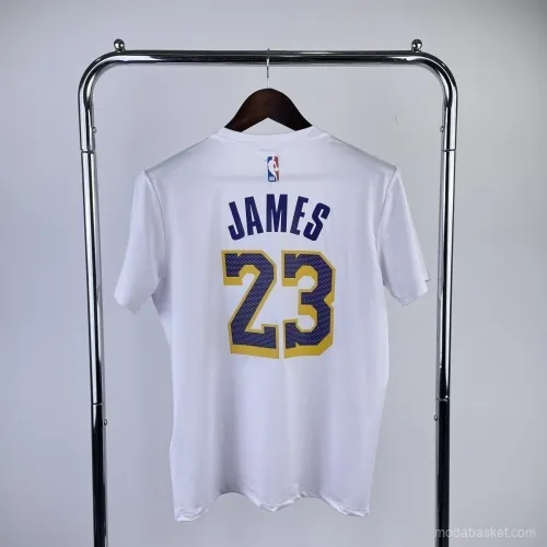 LOS ANGELES LAKERS WHITE - JAMES 23