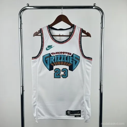 MEMPHIS GRIZZLIES WHITE - ROSE 23