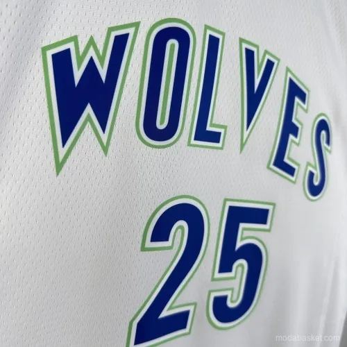 MINNESOTA TIMBERWOLVES WHITE - ROSE 25 - Imagen 12