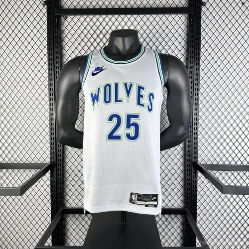 MINNESOTA TIMBERWOLVES WHITE - ROSE 25 - Imagen 10